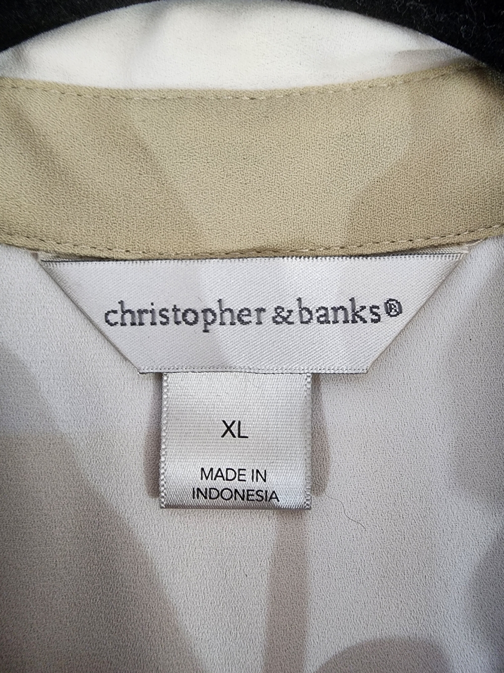 🩵 Colorblock Sheer Button Front - Picture 5 of 6